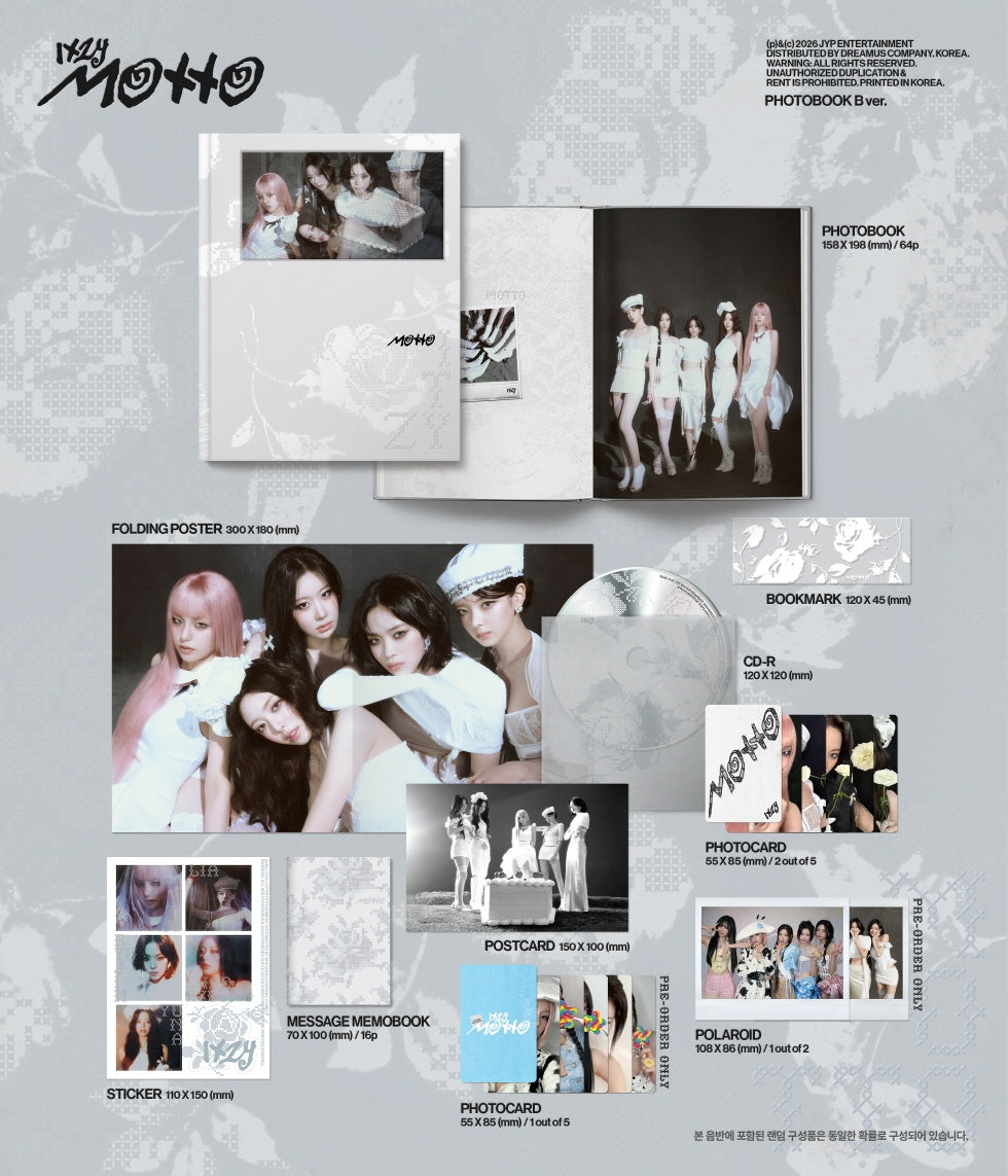 ITZY - [MOTTO] Mini Album PHOTOBOOK