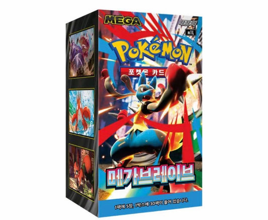 Pokemon Korean Mega Brave Booster Box
