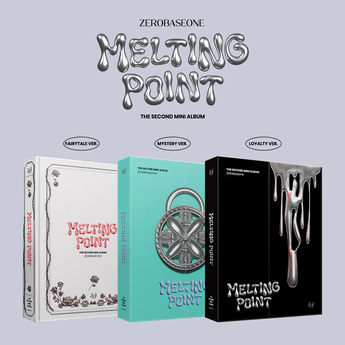 ZEROBASEONE - [MELTING POINT] 2nd Mini Album 3 Version SET
